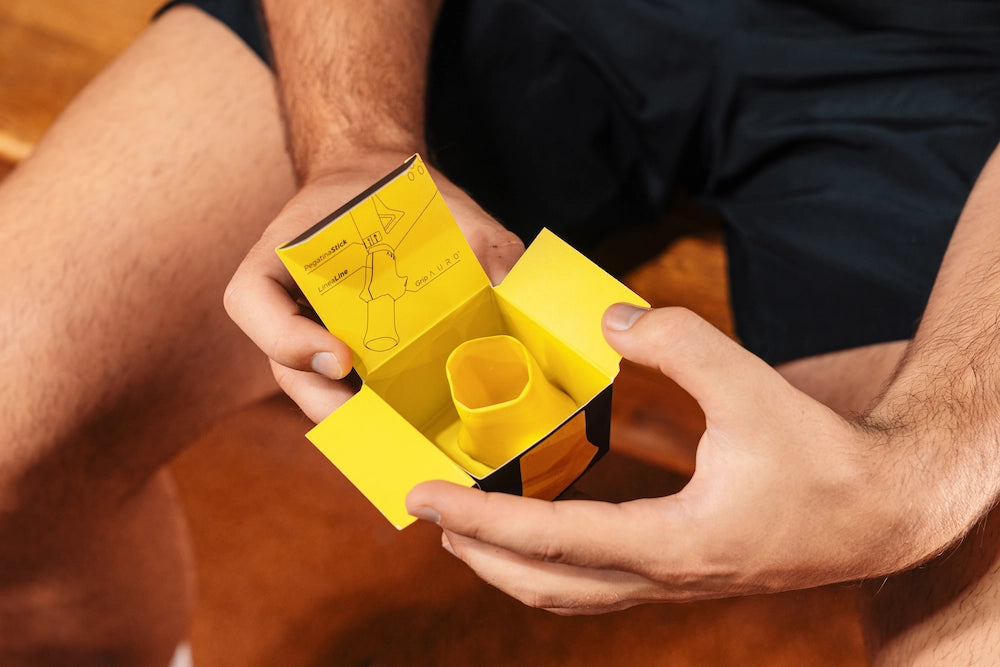 caja de Auro grip abierta, overgrip tenis